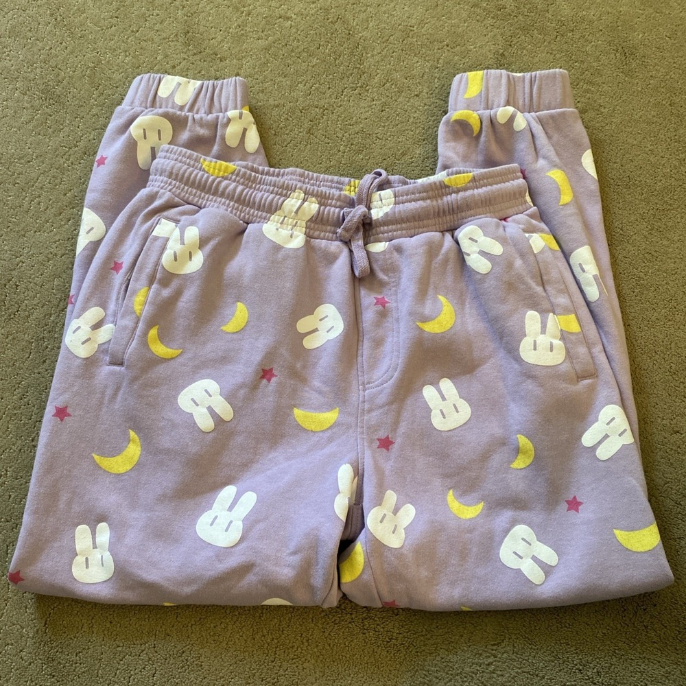 Sailor Moon Bunnies & Crescent Moons Allover Print Joggers Box Lunch Exclusive M